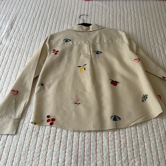 Sézane TOMBOY SHIRT ITALIE SZ 40 gently used - Picture 9 of 10